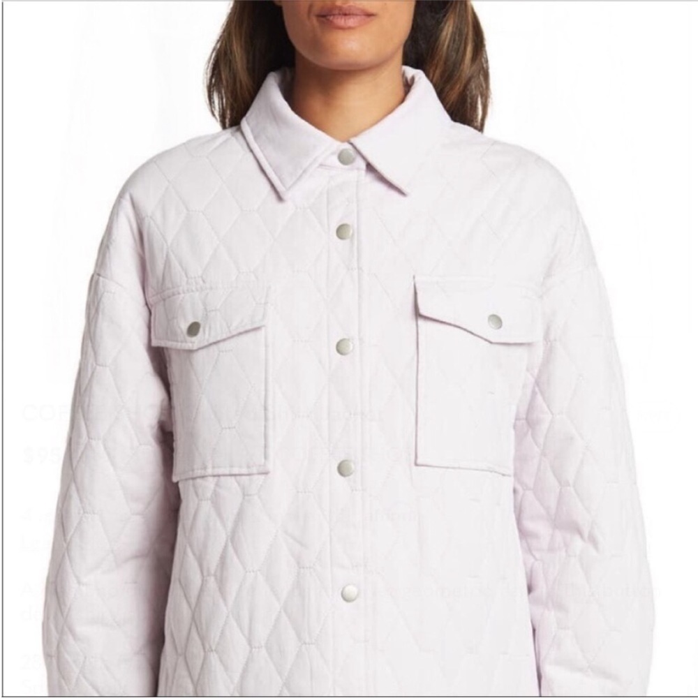COFFEE SHOP Quilted Shirt Jacket - Picture 4 of 9